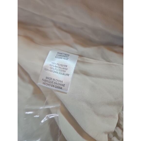 SALT WATER LUX WOMEN'S SHERPA BUTTON UP JACKET IVORY Medium NEW - Picture 10 of 10